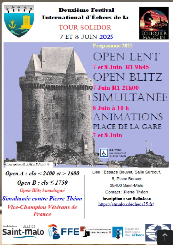  Tournoi International Tour Solidor